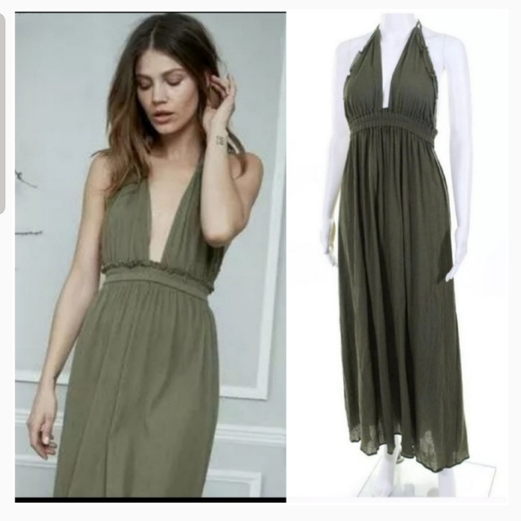 SOLD--Love Shack Fancy Halter Maxi Dress Sz 0 NWT! - Picture 5 of 8